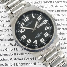 TEMPIC Edelstahl Herren Armbanduhr Quartz -   wunderschöne  Designeruhr