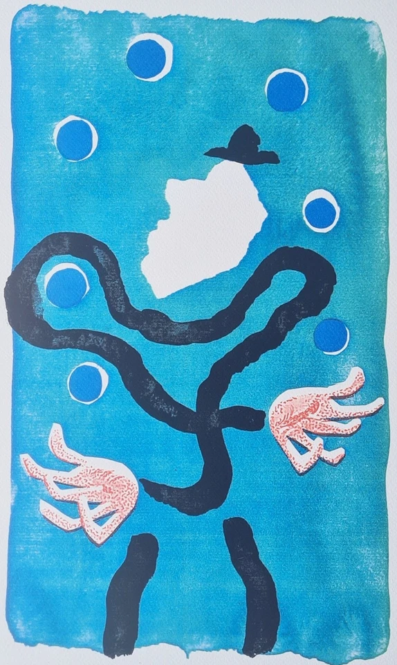 DAVID HOCKNEY * The Juggler * 70 x 50 cm * signed lithograph *limited # 56/200 - Bild 2 von 4