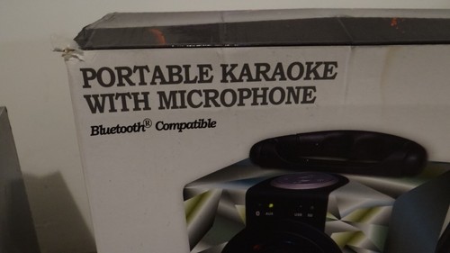 Kids toy Christmas Lexibook Grey LED Lights Portable Karaoke Speaker with Blueto - Picture 16 of 23