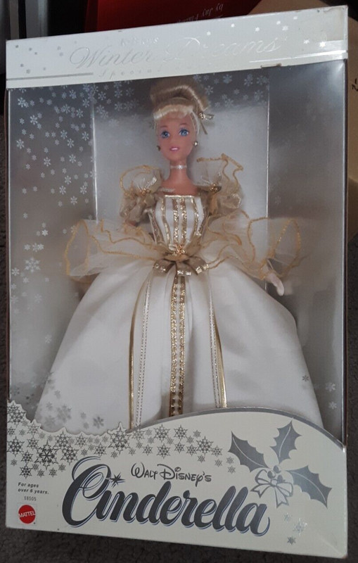1997 Barbie ~ Cinderella ~ KB Toys Winter Dreams Special Edition