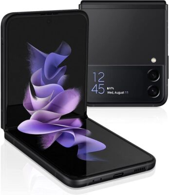 FACTORY UNLOCKED Samsung Galaxy Z Flip3 5G SM-F711U - 128GB - Black - FLAWLESS