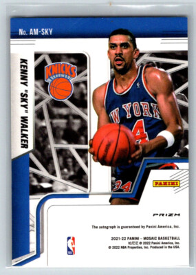 2021-22 Mosaic Auto Mosaic Kenny Walker Sky Walker Red #AM-SKY
