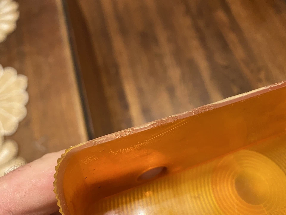 Dodge Polara Monaco 1967 luz de estacionamiento derecha lente señal de giro 2606596 Foto 4 de 4