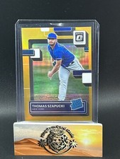 💥2022 Donruss Optic Thomas Szapucki Rated Rookie Gold /10 SSP Baseball #91 Mets