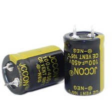 250V 450V 100uF 100000uF JCCON Aluminum Electrolytic Capacitors For Audio Filter
