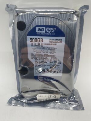 Western Digital WD5000AAKS-00V2B0 500GB DCM: DANNHT2MHB.   New
