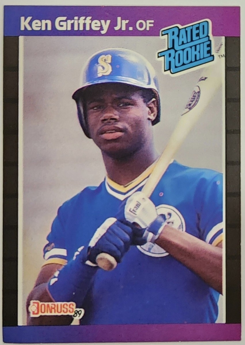 🔥 1989 DONRUSS KEN GRIFFEY JR. RATED ROOKIE MULTI ERROR CARD