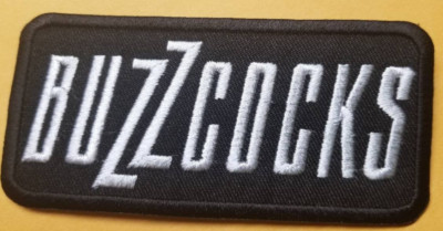 Embroidered Buzzcocks Patch approx 1.75 x 3.75''
