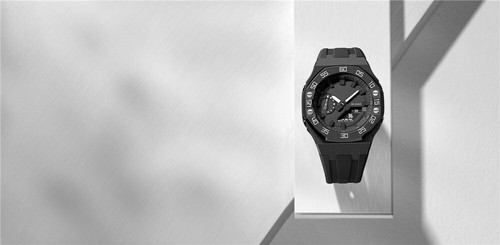 Premium Stainless Steel Case + Silicone Strap AP Mod Kit Set for G-Shock GA-2100 - Picture 10 of 77