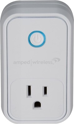 Amped AWP48W Wireless Wi-Fi Smart Plug, Compatible w/ Amazon Alexa or Google