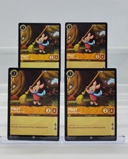 Disney Lorcana Piglet - Very Small Animal 18/204 Floodborn Common 4 Cards Set