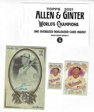 LUIS GARCIA 2021 ALLEN & GINTER AUTO BOXLOADER 3/15 ROOKIE & MINI & BASE CARD 76