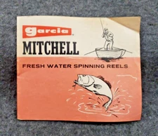 Garcia Mitchell fishing reel booklet (C17b4)