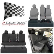 Renault Trafic Seat Covers (All Years) Waterproof Heavy Duty