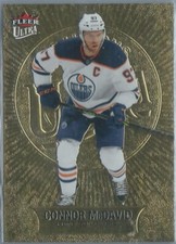 2021-22 Upper Deck Fleer Ultra Connor McDavid Medallions Gold     085/200   M-4