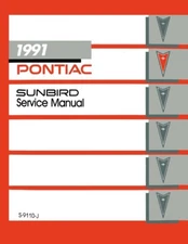1991 Pontiac Sunbird Shop Service Repair Manual