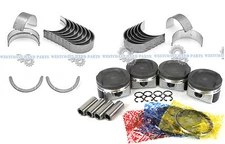 00-08 Toyota Celica Matrix 1.8L 1ZZFE MOLLY PISTONS RINGS ENGINE BEARINGS