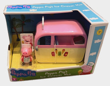 Image of Peppa Pig Toy - Peppa Pig's Ice Cream Van Push Along Vehicle Ages 3+