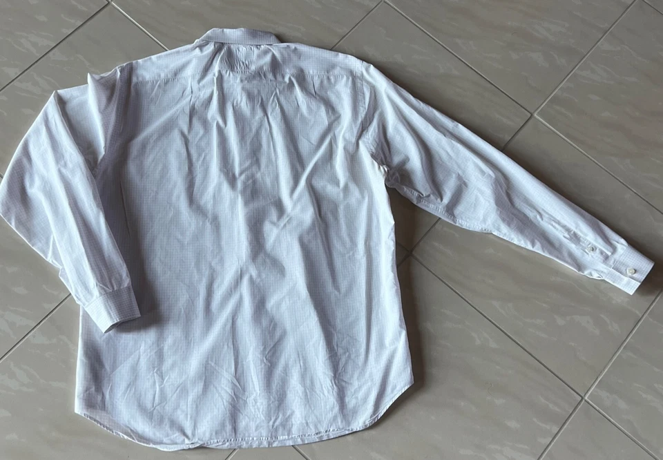 Camisa formal xadrez de algodão roxo claro Burberry #2046 - Imagem 2 de 4