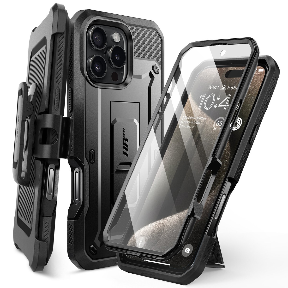 SUPCASE UBPro Case for iPhone 16 PRO MAX 2024 Dual Layers Shell Stand  Cover