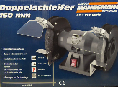 Brüder Mannesmann Doppelschleifer, 150 mm M 1225-150