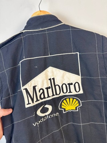 Vintage Ferrari Marlboro Racing Jacket F1 Black Men Size XL - Picture 11 of 17