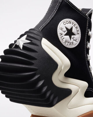 靴 CONVERSE Run STAR MOTION HI 24cm 171545C Converse Run Star Motion 'Black Gum Honey' 171545C
