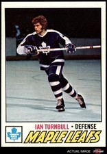 1977 Topps #186 Ian Turnbull Maple Leafs 8 - NM/MT