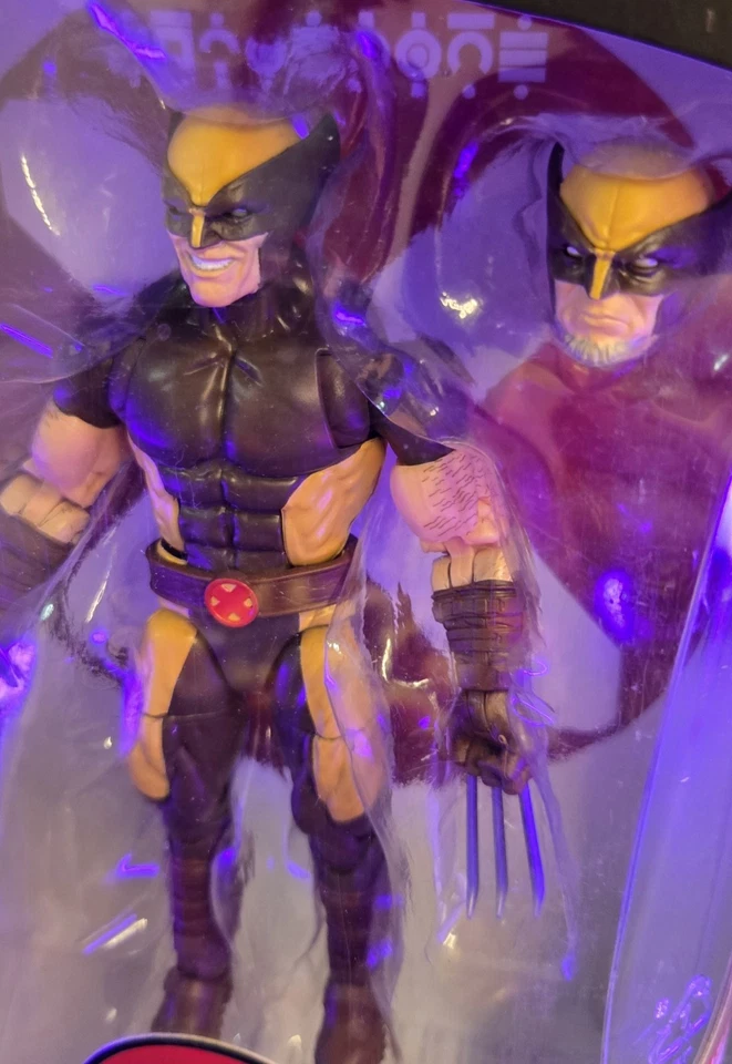 Boneco de ação Marvel Legends X-Men Wolverine terno marrom 6" House of X novo na caixa - Imagem 2 de 3