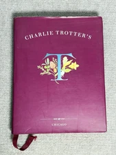 Vintage 1994 Charlie Trotter's Cookbook Chicago Hardcover Ten Speed Press