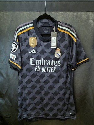 23/24 Adidas Real Madrid Away Jersey Size L Bellingham 5 IJ5901