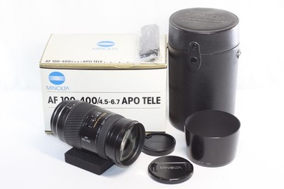 ミノルタ APO TELE 100-400mm f/ 4.5-6.7 5789 Minolta AF APO Tele Zoom 100-400mm F/4.5-6.7 Lens for Sony A mount