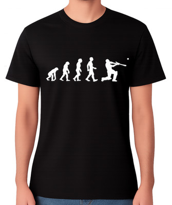 Cricket Evolution Funny Sports Graphic Unisex T-Shirt Tee