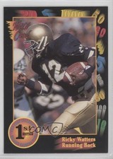1991 Wild Card Draft Ricky Watters #56 Rookie RC 08ee. rookie card picture