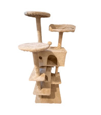 Beige Cat Tower Tree Condo
