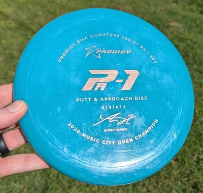 Prodigy Pa1 400 174 Alden Harris Edition. Disc Golf Putter Used 7/10 W Ink 