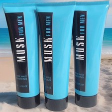Vntg Lot of 3 Avon Musk for Men After Shave Conditioner 4.2 oz. each   NEW    