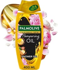 Palmolive Thermal Spa Pampering Oil Shower Gel 400ml with macadamia oil 95% 7.08 per litre