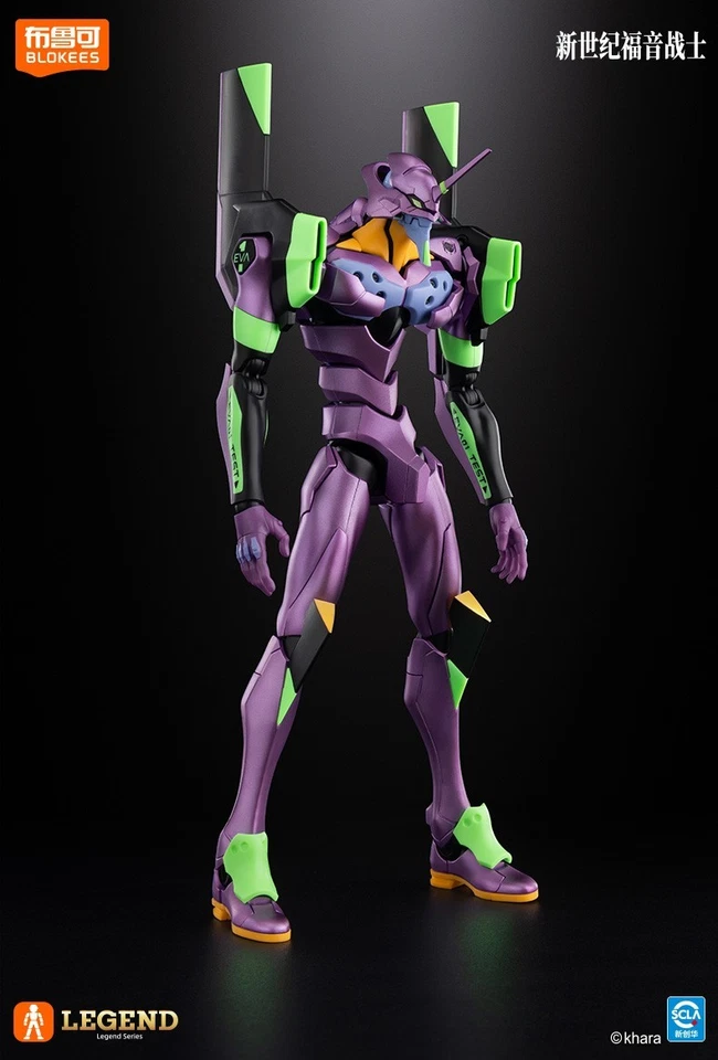Blokees Evangelion EVA-TV Series Unit 01 Legend Edition Action Figure Model Kit - Image 4 of 4