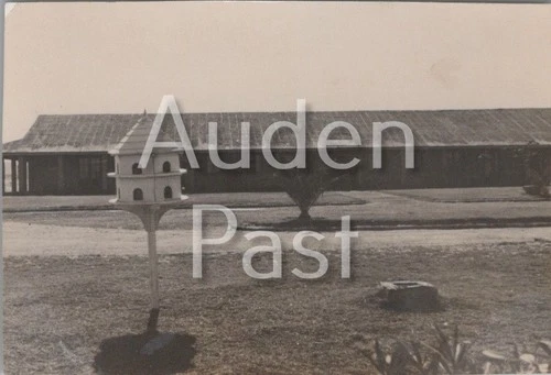Alexandria Egypt Barracks And Birdhouse 1945 Real Photo 77.39x52.75mm