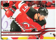 2025-26 Upper Deck Series 1 Holiday SP Green Foil #102 Paul Cotter New Jersey