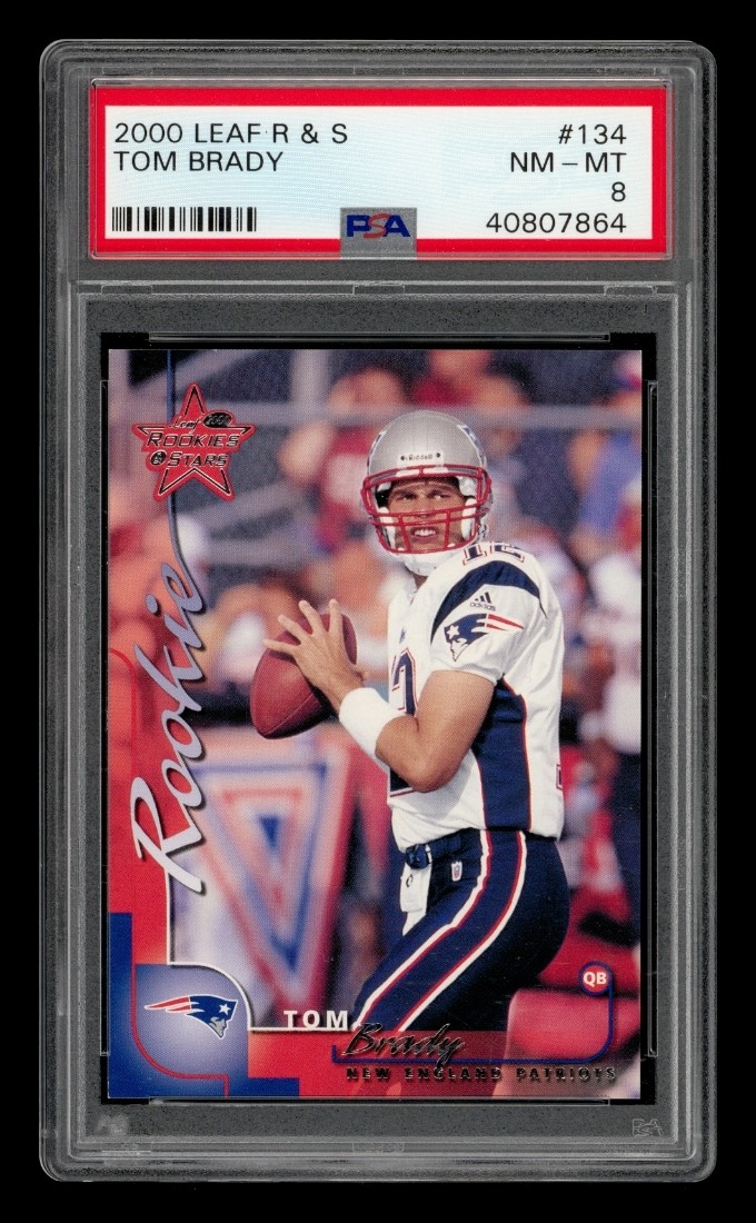 2000 Leaf R & S: #134 Tom Brady /1000 PSA 8 NM-MT