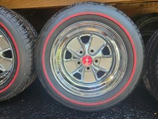 Classic Mustang Wheels And Diamond Back Touring Tires 20560-15 New Set Of 4
