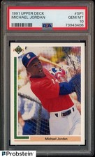 1991 Upper Deck #SP1 Michael Jordan Chicago White Sox Baseball Rookie PSA 10