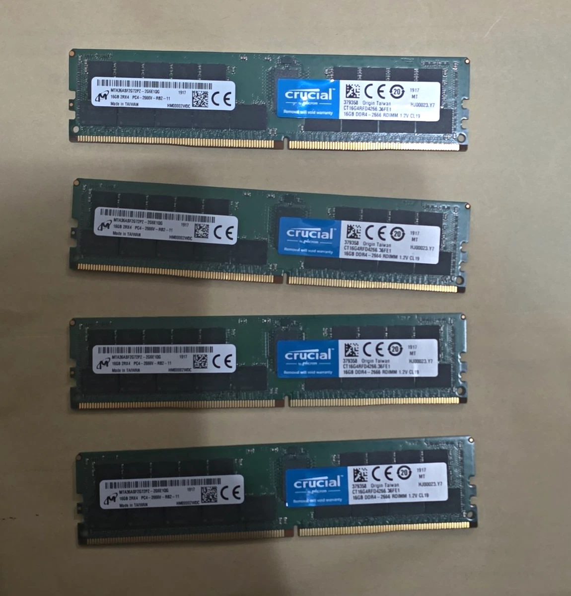Crucial DDR4 SDRAM 64 GB Total Capacity Memory (RAM) for sale | eBay