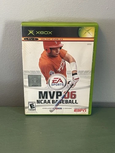 MVP 06 NCAA Baseball (Microsoft Xbox, 2006) CIB Complete Tested