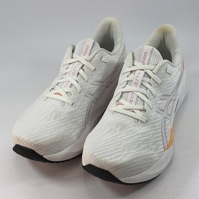 Asics Versablast 4 Women's Sz 9.5 Running Shoes White & Orange Athletic Sneakers