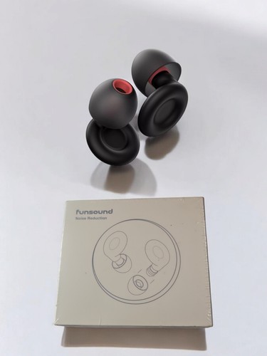 Fan Sound Noise Reduction Earplugs NC02 15 x 15 x 18mm Factory Sealed - 第 1/2 張圖片