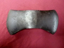 Blue Juniata Double Bit Axe Head 3lb 4oz C H Miller Hdw. Co Huntington PA