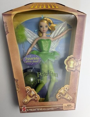 Disney Sparkly Pixie Dust TINKER BELL Doll Mattel MIB